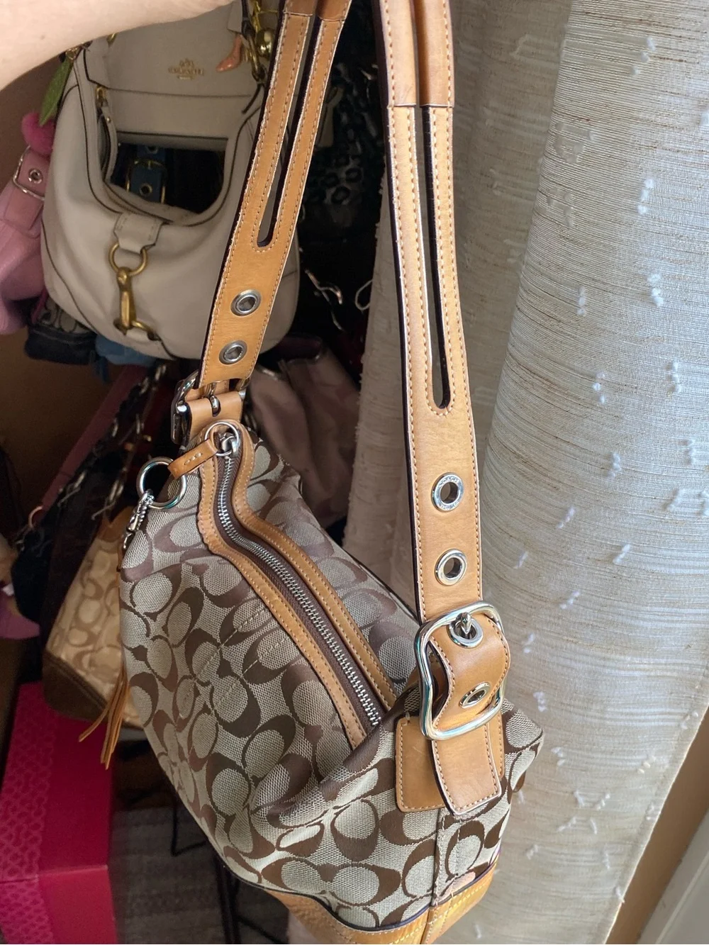 Coach East West Duffle shoulder bag